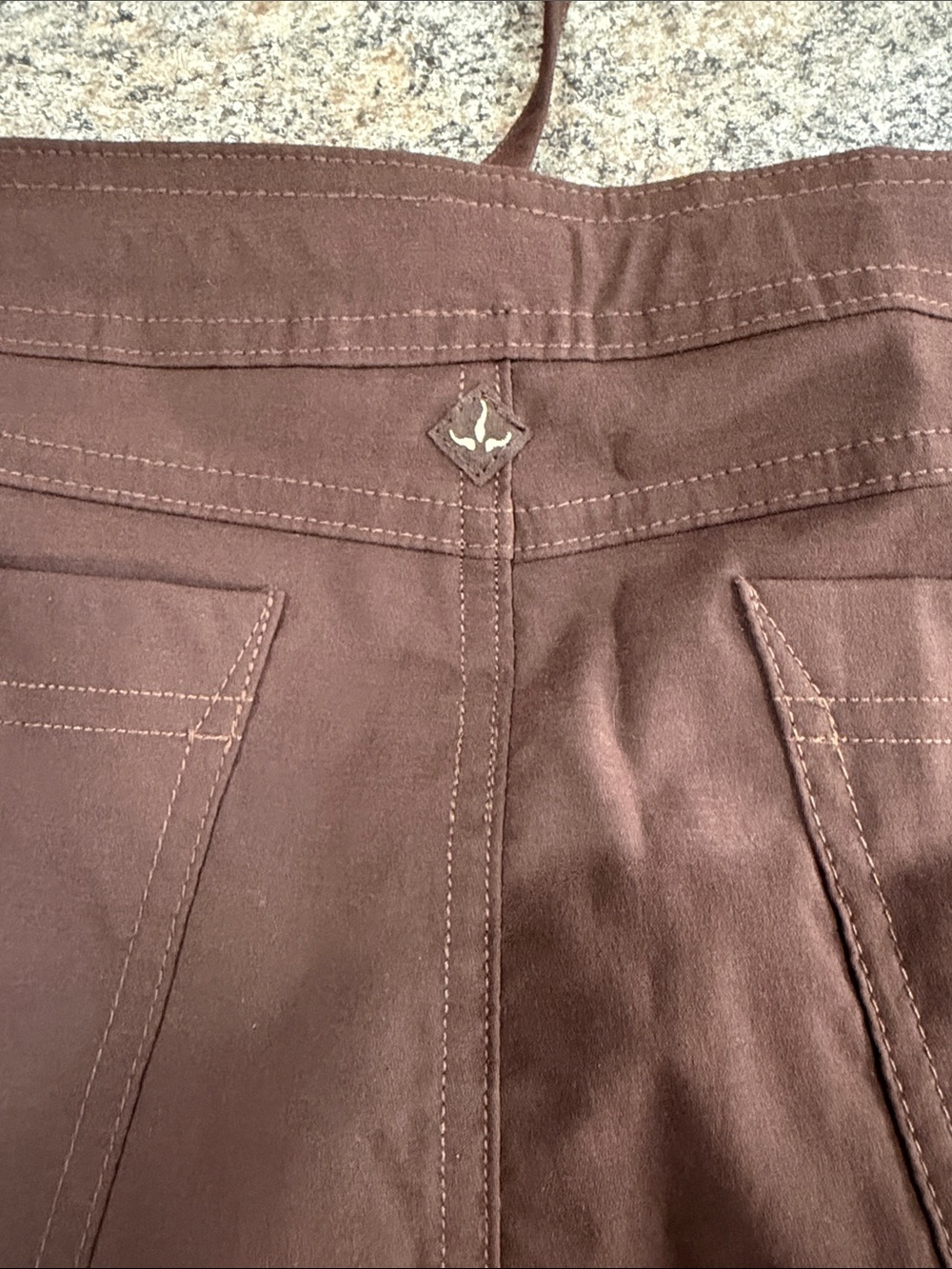 Prana Brown Drawstring Skirt size small - Picture 7 of 9